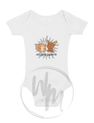 Moose & Squirrel Onesie