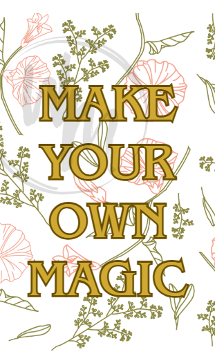 Make Your Own Magic keychain