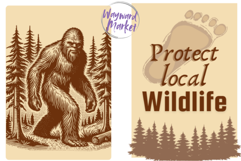 Protect Local Wildlife keychain