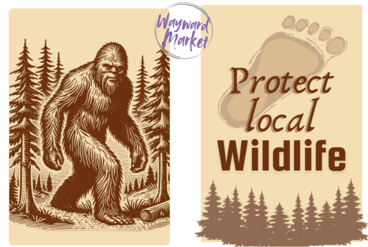 Protect Local Wildlife keychain