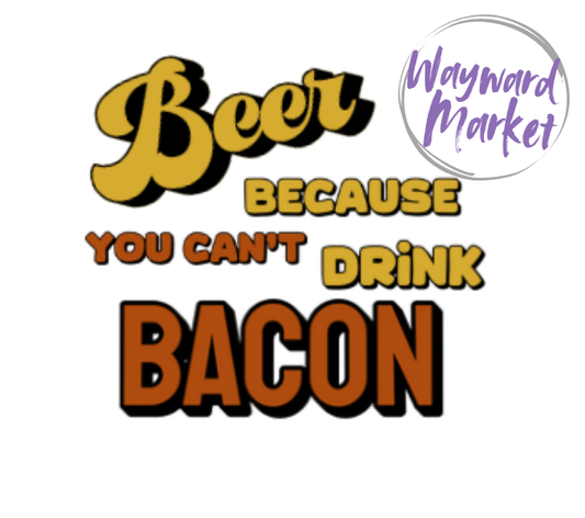 Beer & Bacon Coaster