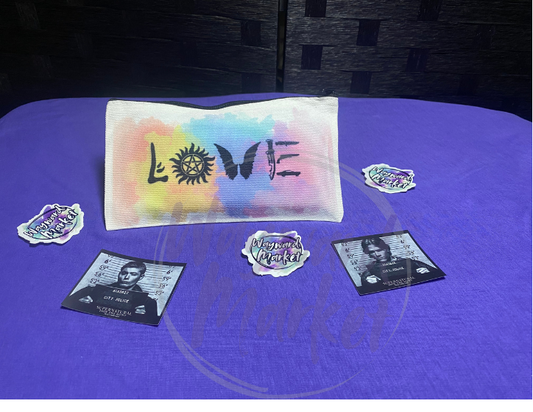 Love SPN Zipper Bag